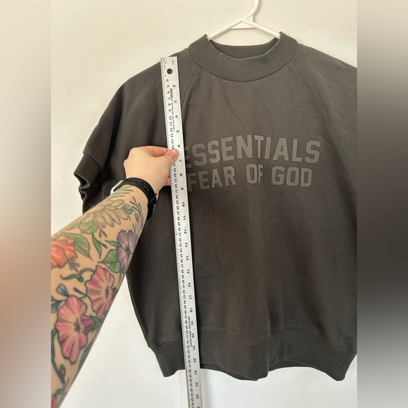 Fear of God Essentials Kids Short Sleeve Sweater Size 12 - Picture 2 of 12